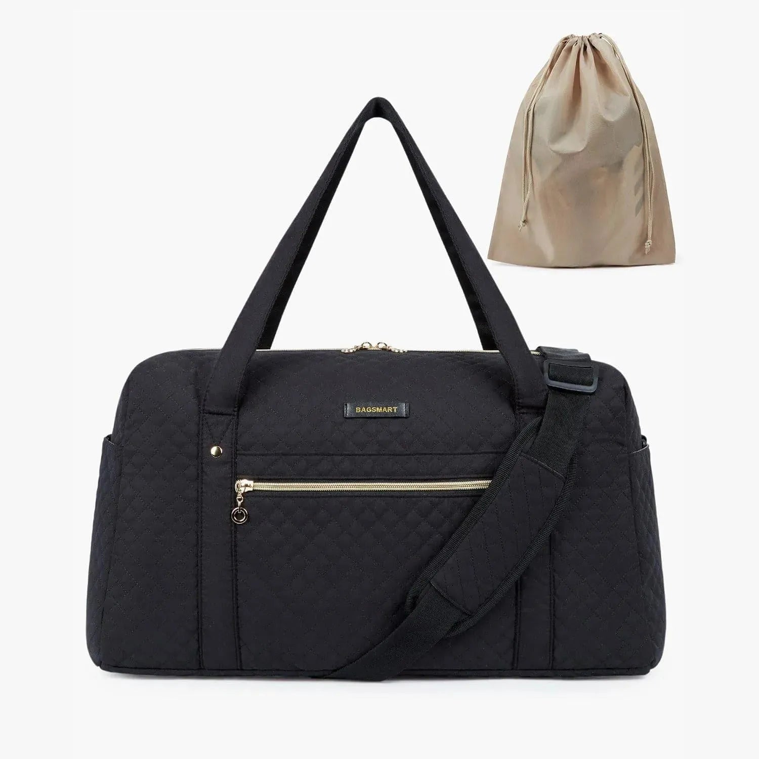 Large Weekender Overnight Bag with Shoe Compartment - Perfect Carry-On Luggage for Travel, Gym & Weekend Getaways