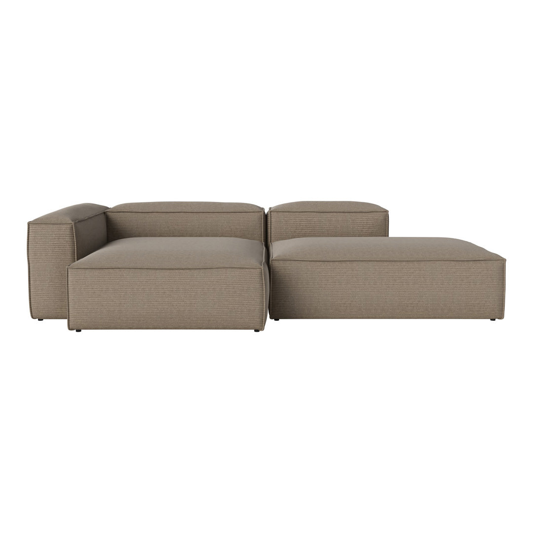 Cosima 2 Seater Sofa with Open End & Chaise - Modern Living Room Furniture for Small Spaces | Perfect for Apartments, Condos and Cozy Home Decor