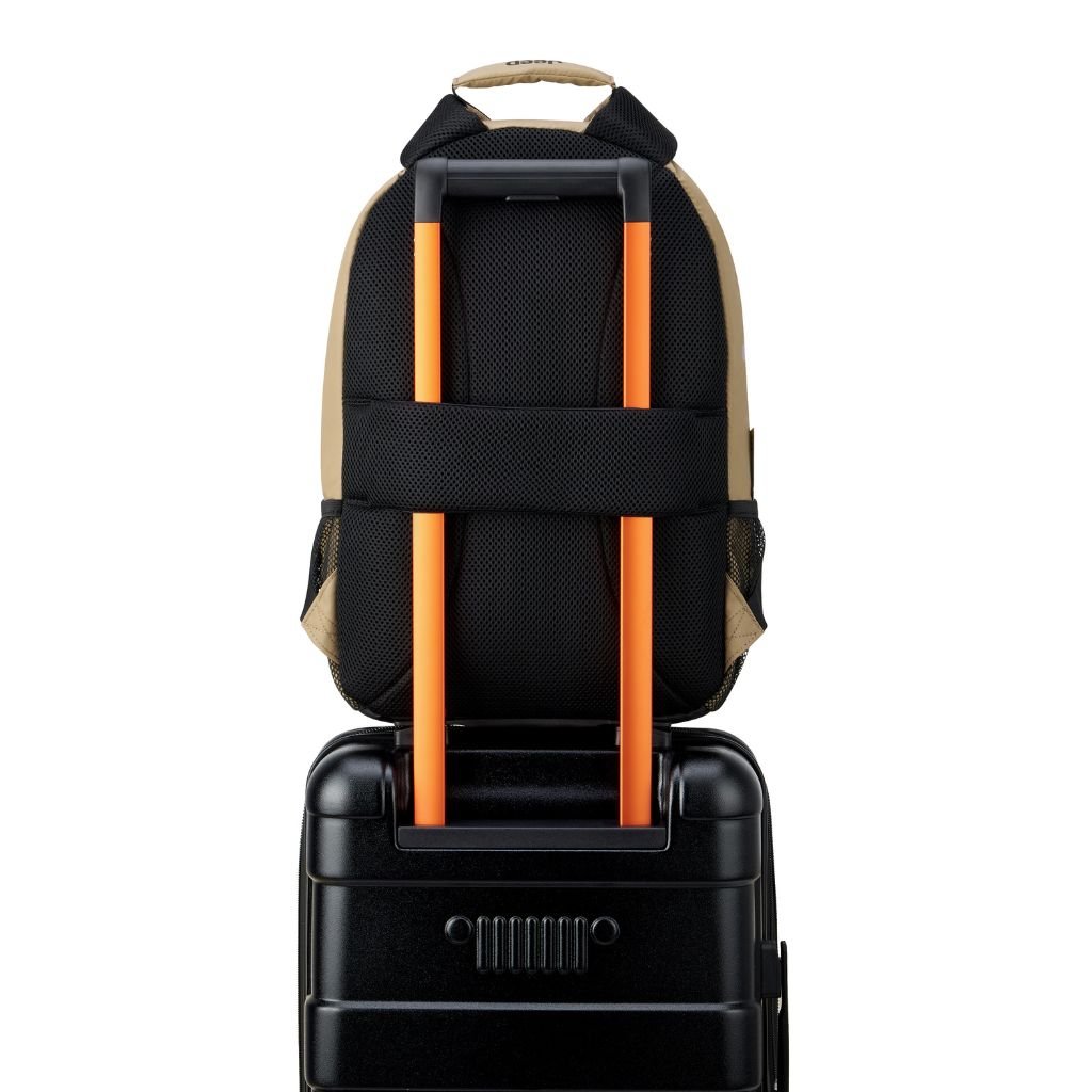 Durable Jeep Duel Material 15.6 Inch Laptop Backpack for Men & Women - Water-Resistant Yellow Computer Bag for Work, School, Travel & Outdoor Adventures