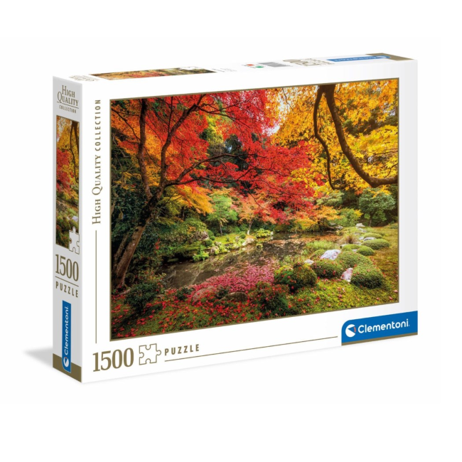 Clementoni Autumn Park 1500-Piece Jigsaw Puzzle – Beautiful Fall Landscape for Adults & Teens – Perfect for Relaxation, Family Bonding & Home Decor