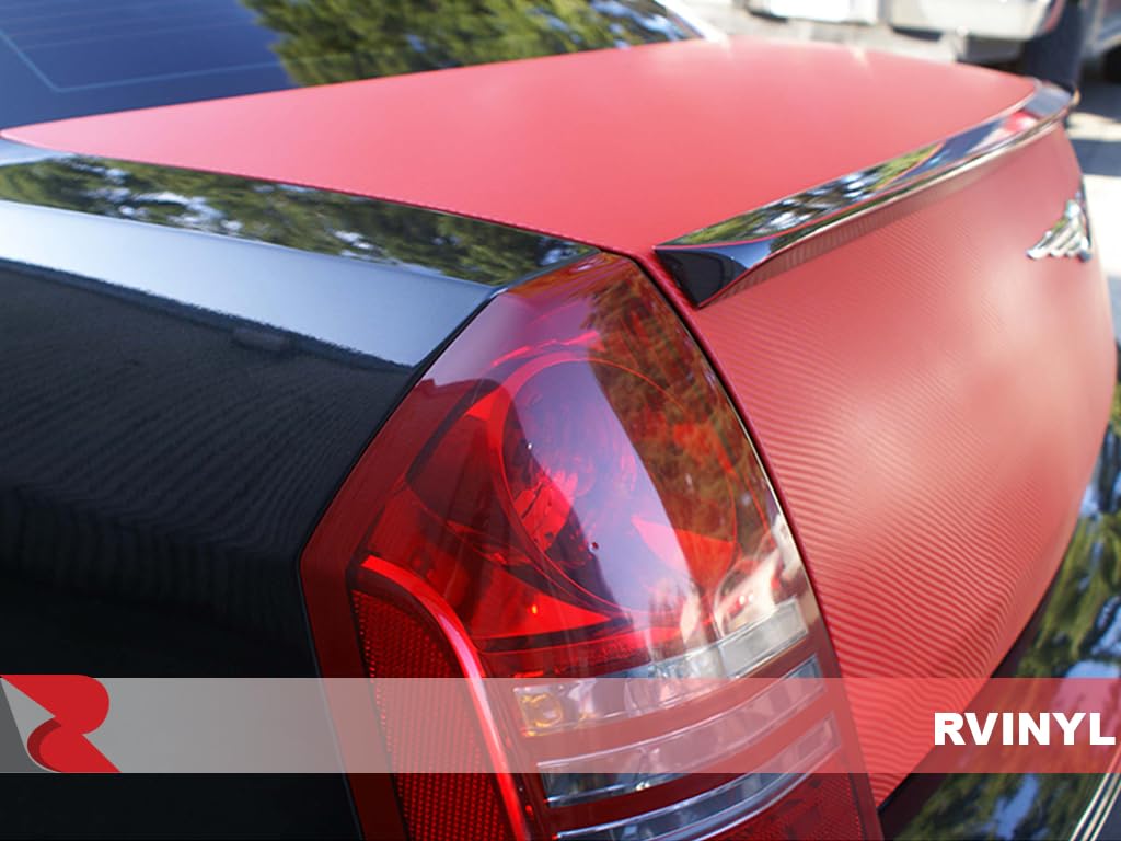 ORACAL 975 Carbon Fiber Geranium Red 305-CF Vinyl Wrap Roll (6ft x 5ft) - Premium Car Wrap Film for Vehicle, Motorcycle & Boat Customization - DIY Auto, Truck & Marine Decoration