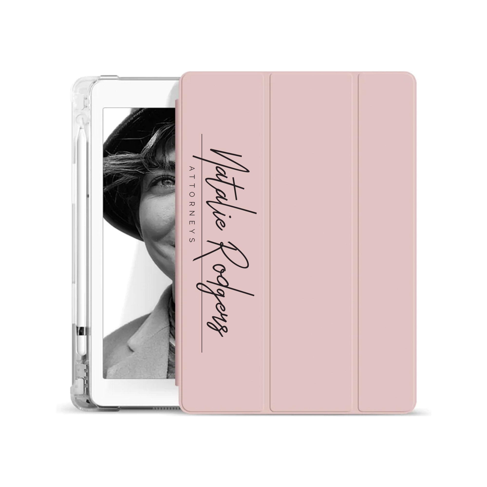 Premium iPad See-Through Case with Signature Style & 36 Occupation Designs - Perfect for Work, School & Travel Protection
