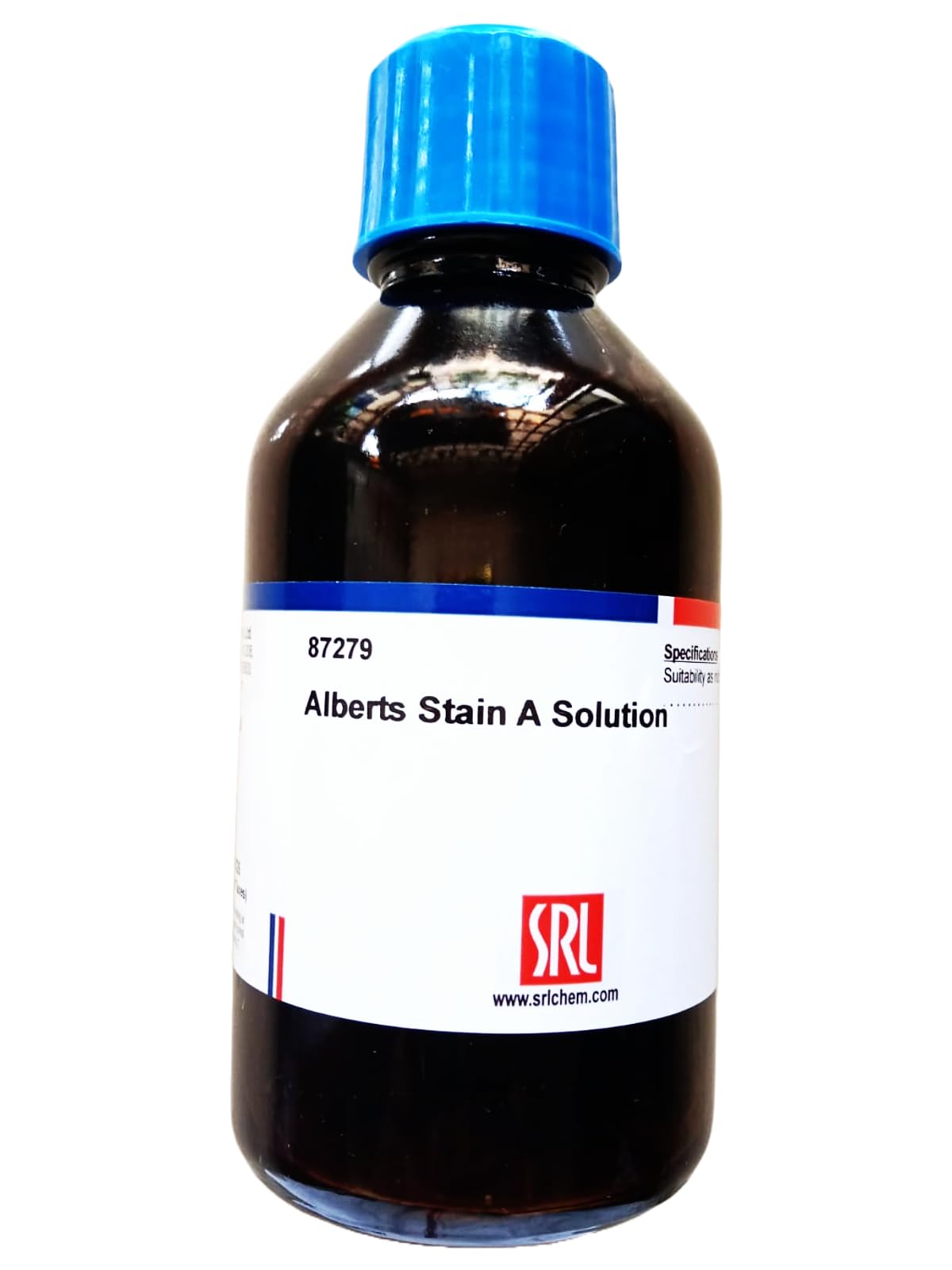 SRL Alberts Stain A Solution, 125ML - Laboratory-Grade Stain for Microscopy | Room Temperature Storage, 36-Month Shelf Life | Ideal for Histology, Cytology & Pathology Labs