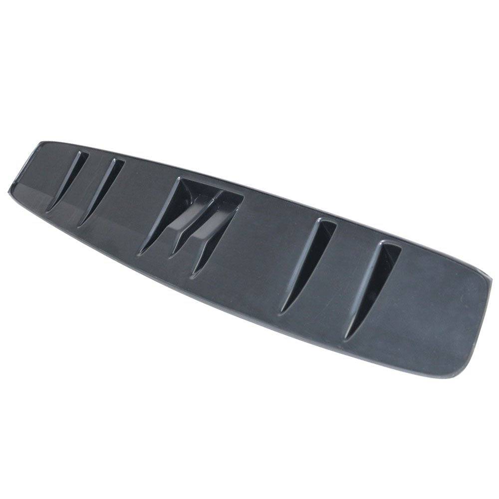 Universal Rear Diffuser V5 Style - Unpainted Black ABS Plastic Splitter Spoiler Valance Under Lip Body Kit for Cars | Enhances Aerodynamics & Sporty Look | Perfect for Street Racing & Car Shows