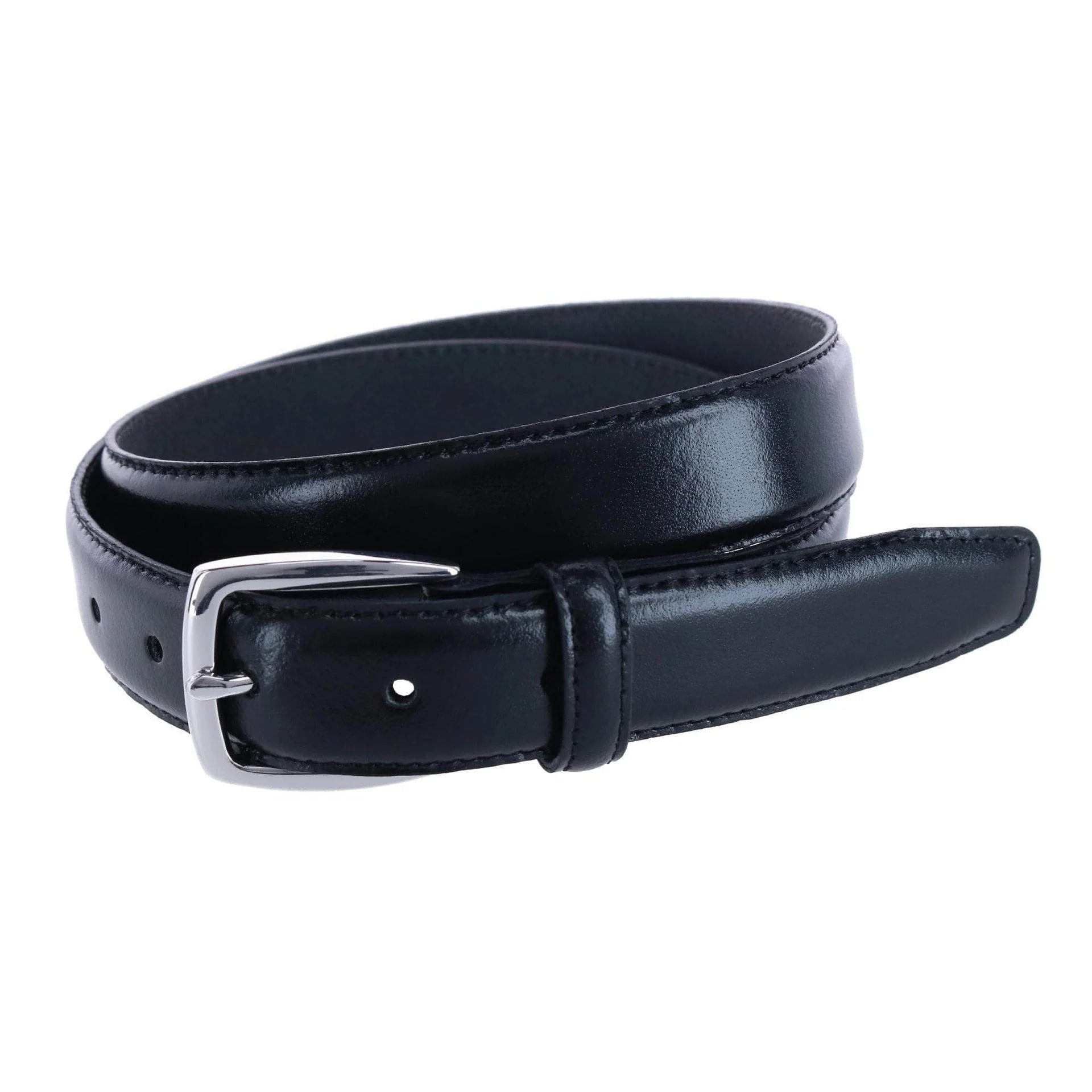Jameson Genuine Leather Dress Belt for Men - Classic Black Formal Belt for Business, Office & Wedding Attire | Adjustable & Stylish Accessory