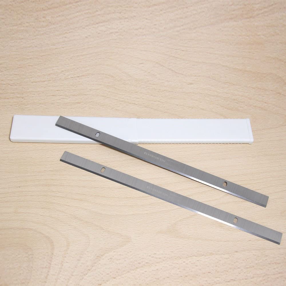 2 Pack 307mm HCS Single Edge Wood Planer Knife Blade 307x16.5x1.8mm - Replacement for Zubr PC305 Electric Woodworking Tools - Perfect for Wood Thickness Planers, Jointer Machines & Carpentry Projects
