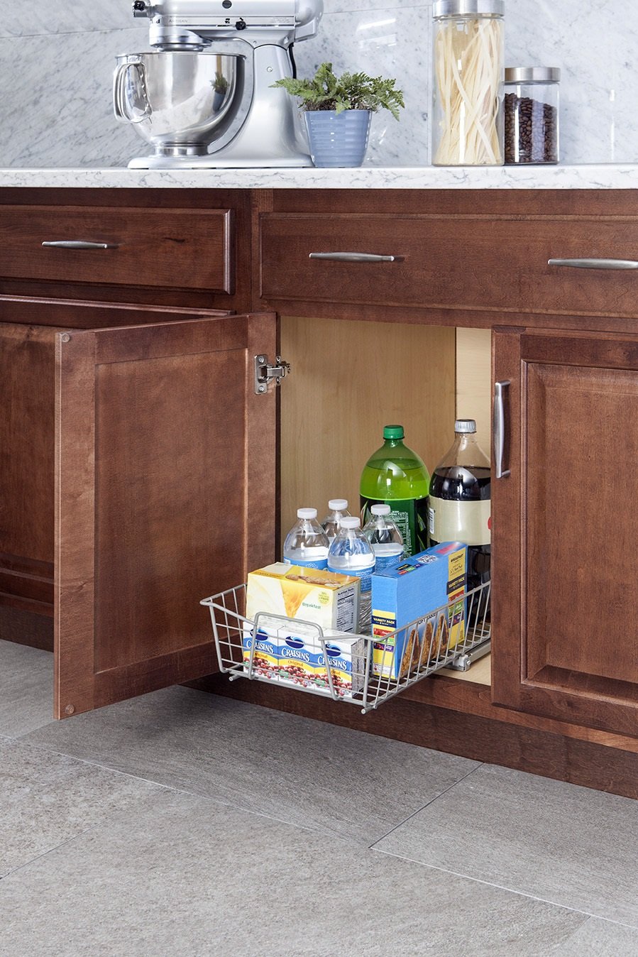 ClosetMaid 11-Inch Heavy Duty Pull Out Cabinet Organizer - Slide Out Pantry Shelves & Drawers for Kitchen, Bathroom Storage - Nickel Finish | Perfect for Pantry Organization, Spice Rack, Under Sink Storage & Cabinet Decluttering