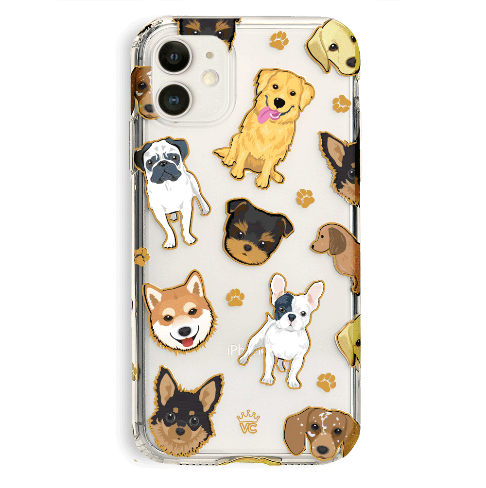 Clear iPhone Case for Dogs - Durable Scratch-Resistant Pet-Themed Phone Cover - Perfect for Dog Lovers & Pet Owners at Home, Work or Outdoor Adventures