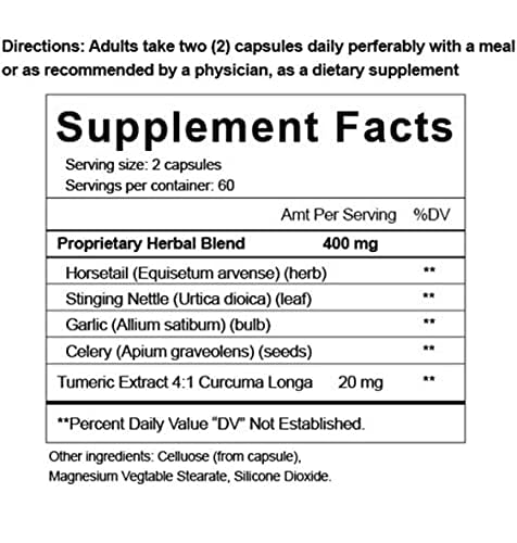Factor 5 Med Free Living Advanced Joint Health Supplement with Turmeric, Stinging Nettle & Herbal Blend - Supports Joint Comfort, Mobility & Strength - 240 Capsules (2-Pack) for Active Adults & Seniors