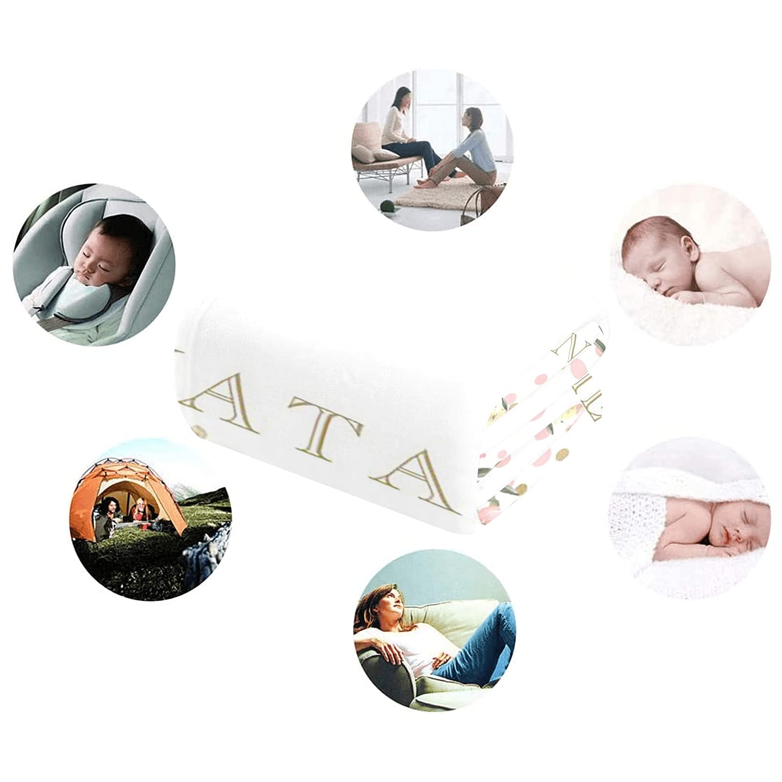 Personalized Baby Blanket with Name - Custom Embroidered Soft Blankets for Newborns, Girls & Boys - Perfect Baby Shower Gift, Nursery Decor & Cozy Swaddle for Infants