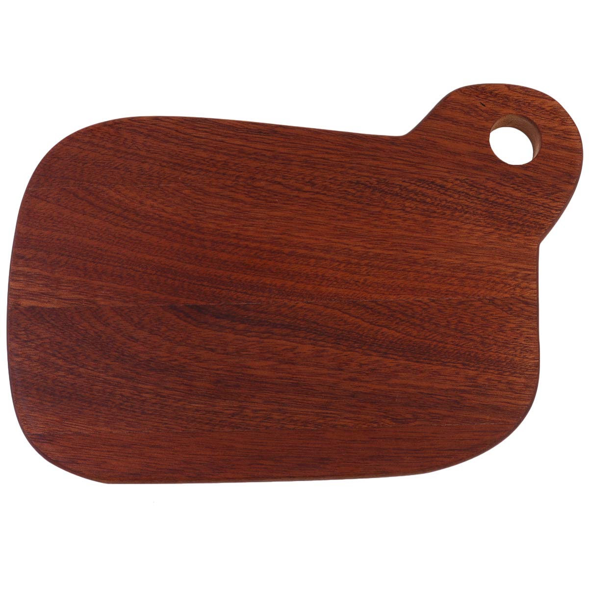 Hemoton 22x15cm Round Wooden Serving Tray - Pizza Plate, Sandwich Bread & Dessert Platter for Breakfast, Snacks, Picnics & Party Serving - Natural Wood Dish with Handles for Home & Restaurant Use