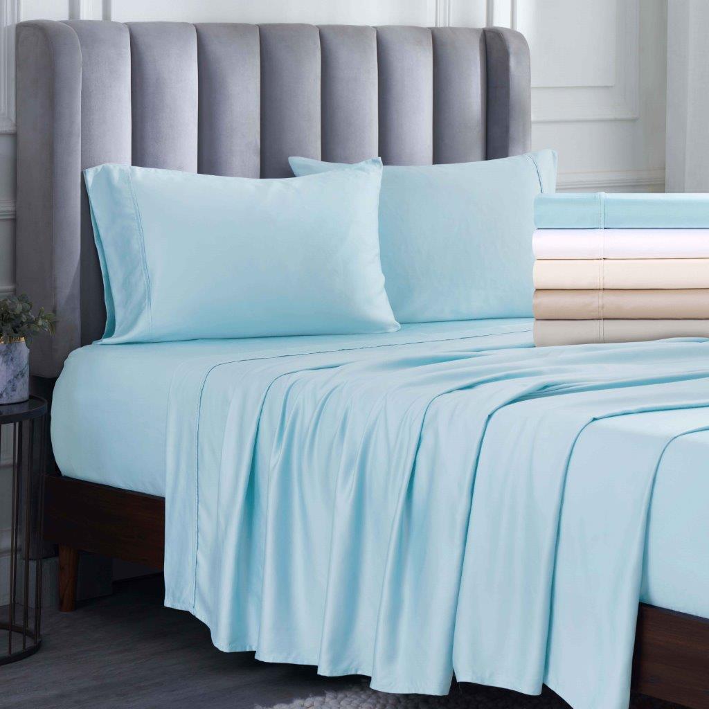 Premium 400 Thread Count Modal Duvet Cover Set from Beechwood - Ultra Soft & Breathable Bedding for All Seasons - Perfect for Master Bedroom, Guest Room, and Luxury Hotels