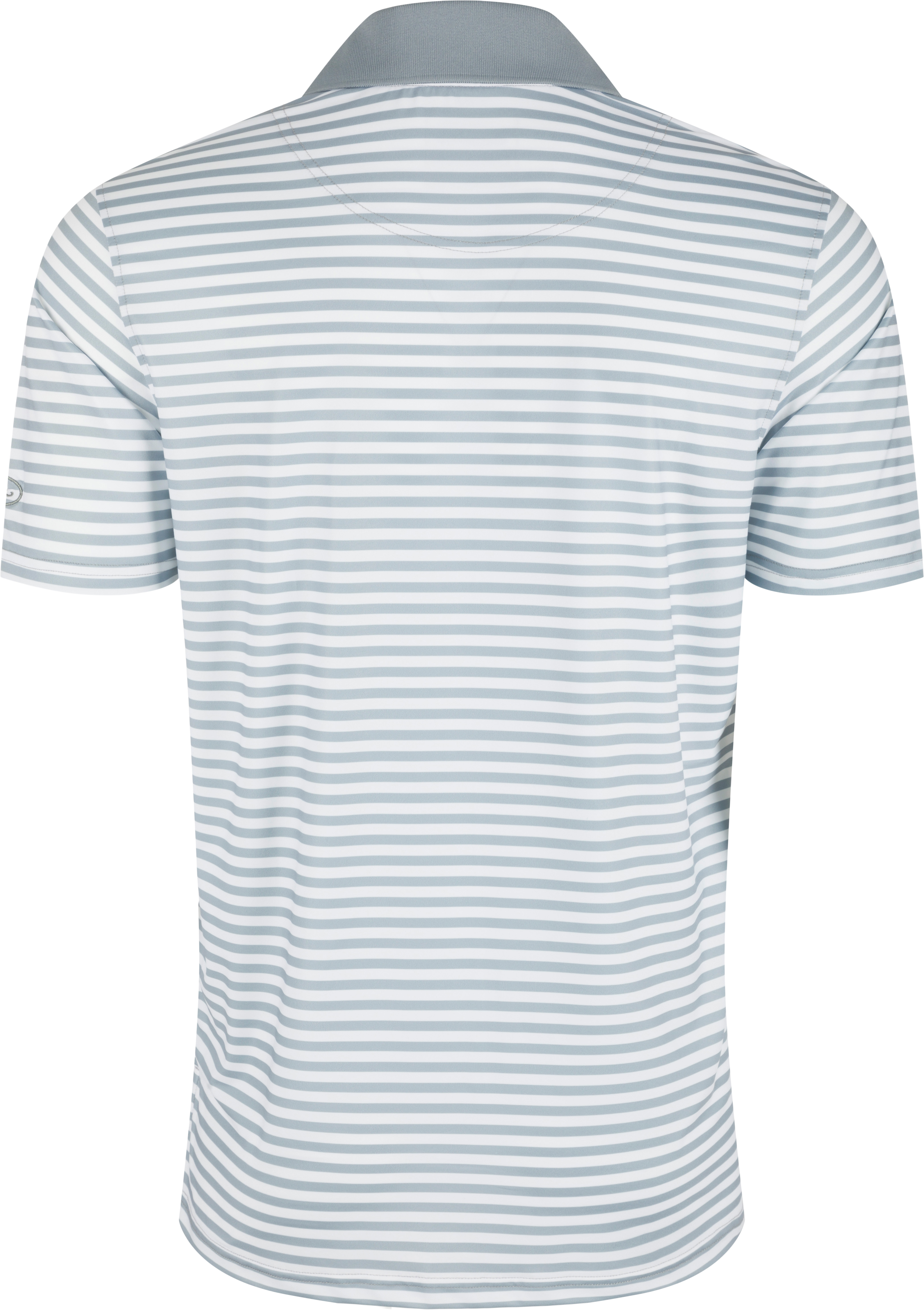 Performance Awning Striped Polo Shirt for Men - Breathable Quick-Dry Golf & Casual Wear - Perfect for Outdoor Sports, Work & Summer Activities