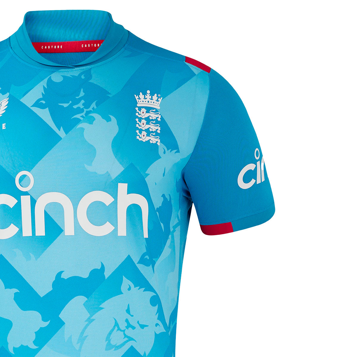 ECB ODI Replica Short Sleeve Shirt for Men - Official Cricket Jersey 2024 - Perfect for Matches, Training & Fan Wear