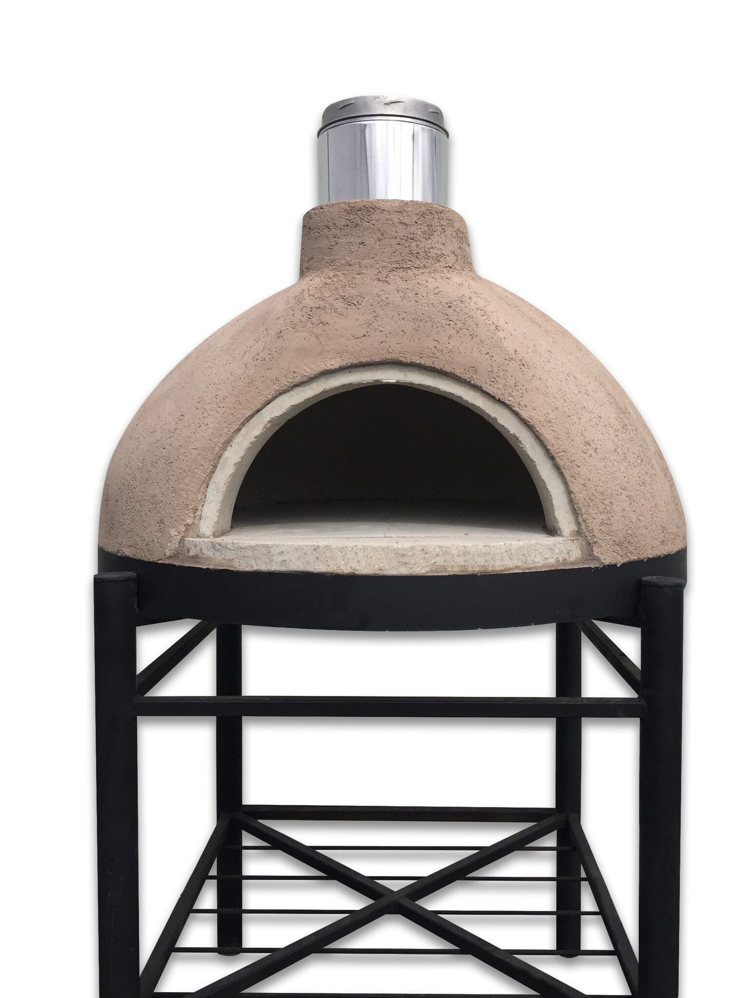 Garzoni Stucco Outdoor Pizza Oven - Fully Assembled Wood Fired Oven for Backyard, Patio & Garden Cooking | Perfect for Italian Pizza, Bread & Roasting