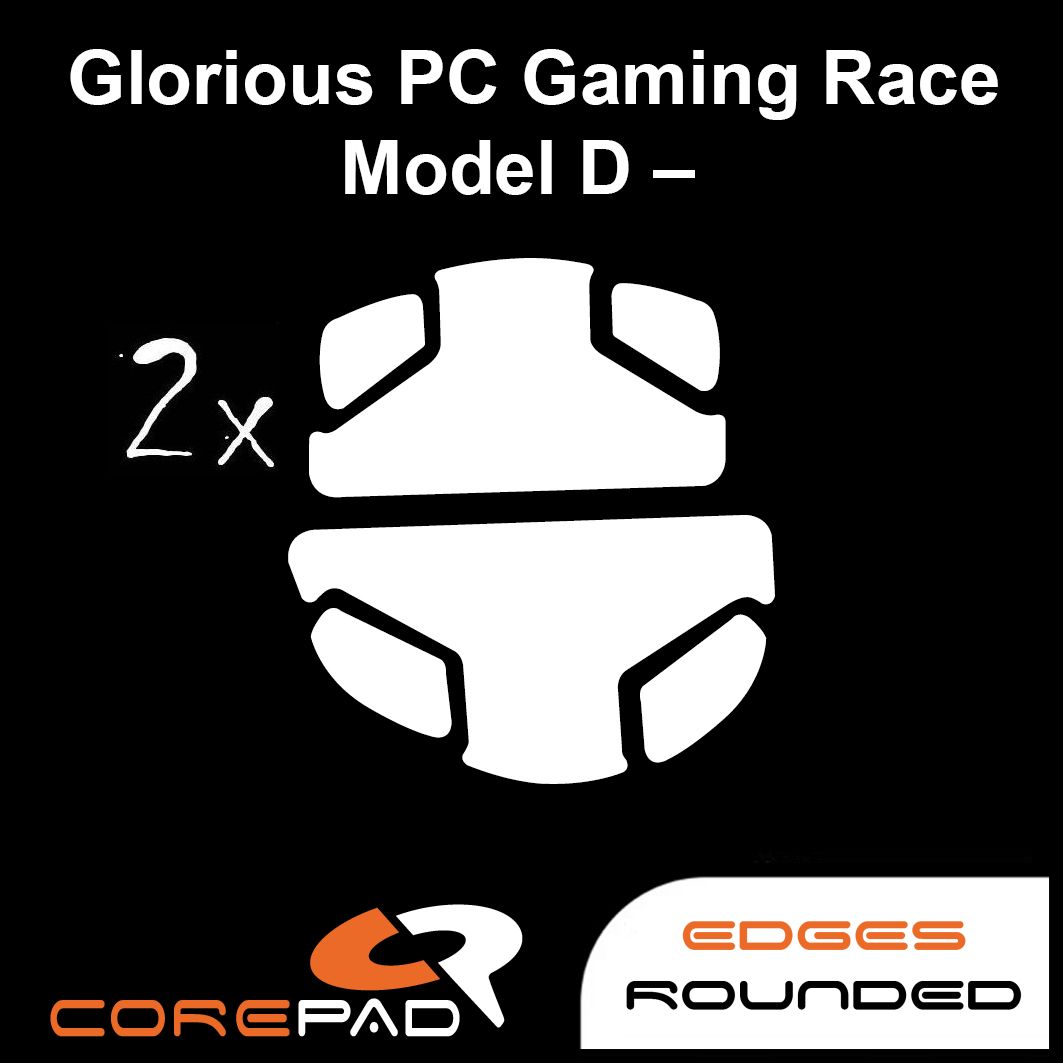 Corepad Skatez Mouse Feet for Glorious Model D - Ultra Smooth PTFE Mouse Skates for Gaming Mice | Perfect for FPS, MOBA, and Esports Gaming