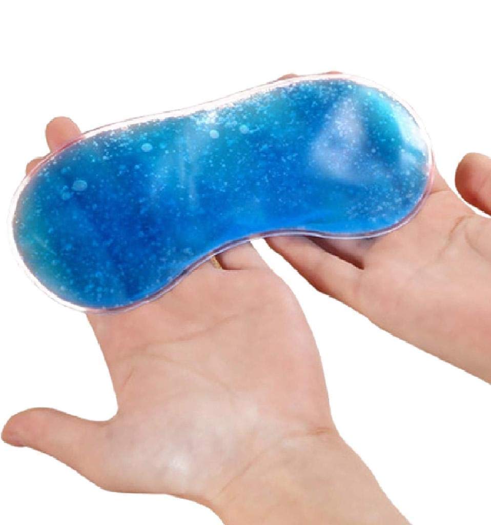 Cooling Gel Eye Mask for Dark Circles & Puffiness Relief - Hot & Cold Therapy for Stress, Migraine & Sleep - Revitalizing Skin Care Gift for Men & Women - Perfect for Travel, Work Breaks & Nighttime Relaxation