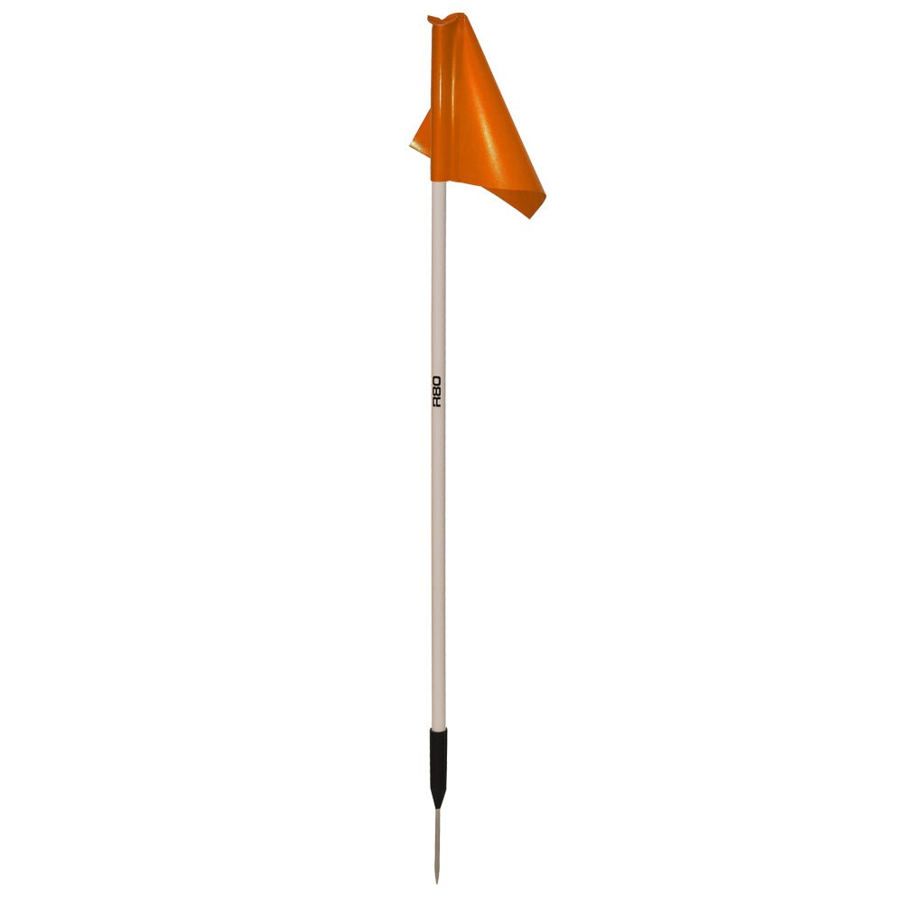 Sideline Pole with Top Tarp Flag - Durable Football Field Marker for Outdoor Sports, Games, and Events - Perfect for Football, Soccer, Rugby, and Tailgating Parties