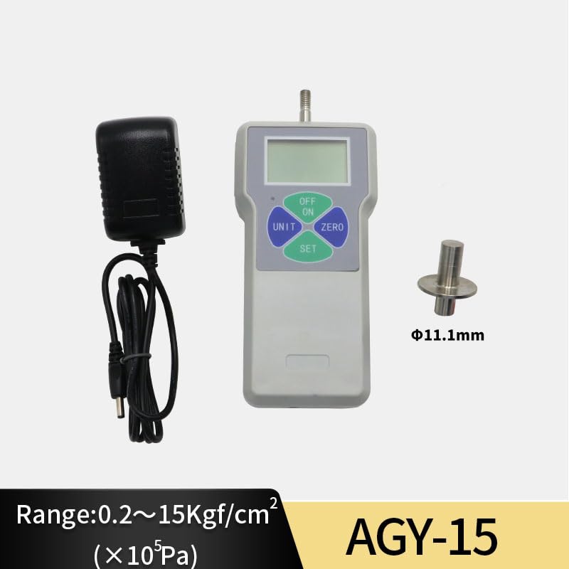 SHAHE Digital Fruit Penetrometer - Portable Fruit Hardness Tester with 0.2-15 Kgf/cm² Range & Φ11.1mm Probe - Rechargeable Battery for Apple, Pear, Peach Quality Testing in Orchards and Farms
