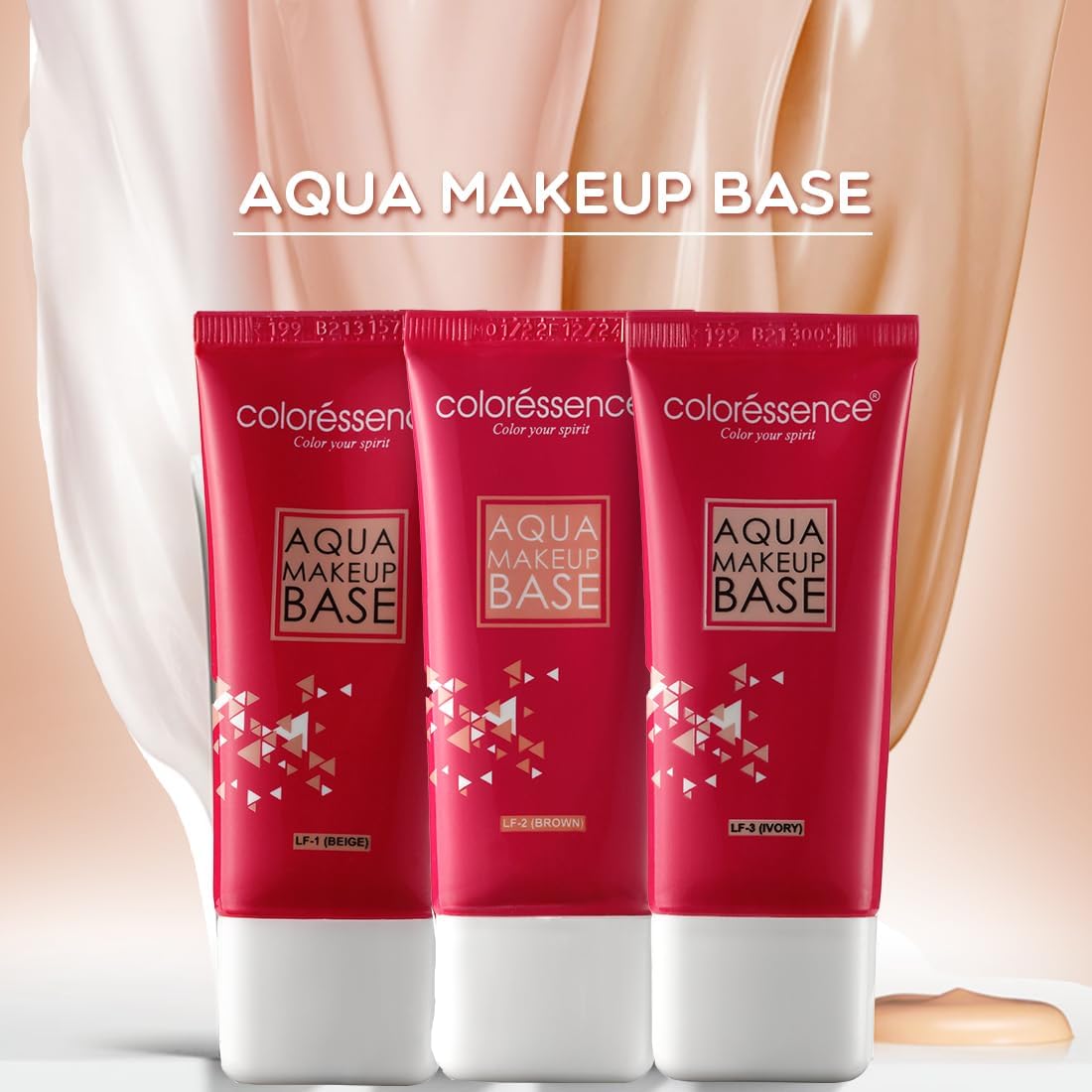 Coloressence Aqua Make Up Base - Ivory Tone (35ml) | Hydrating Primer for Flawless Makeup | Perfect for Daily Wear & Special Occasions