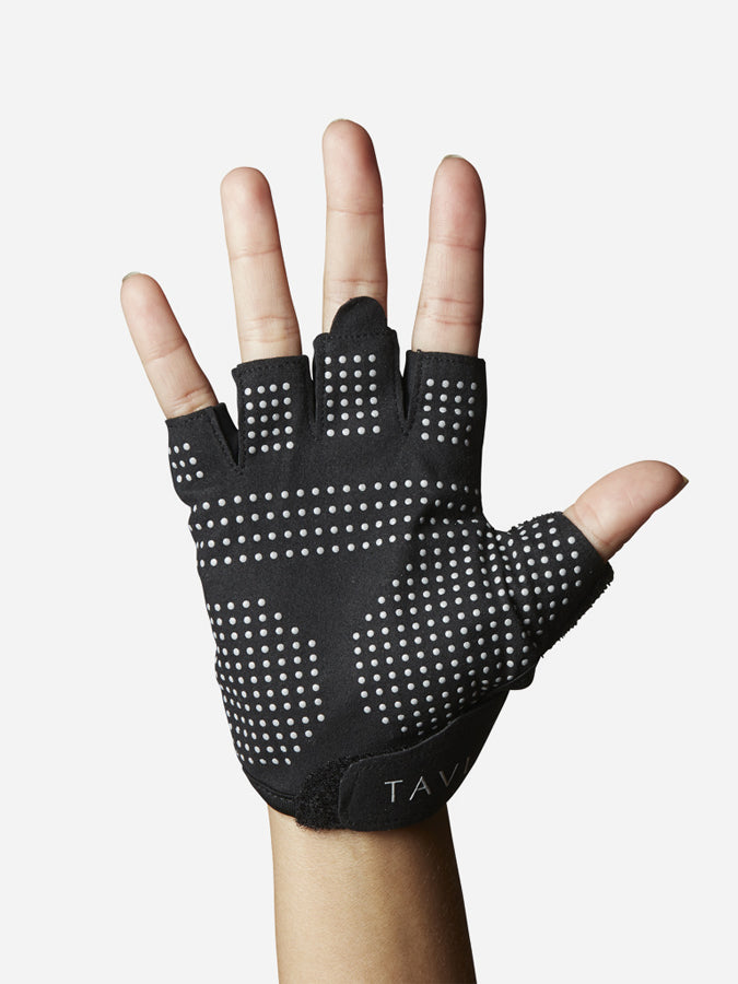 Tavi Fingerless Grip Gloves - Non-Slip Workout Gloves for Gym, Cycling & Weightlifting - Breathable Sports Gloves for Men & Women