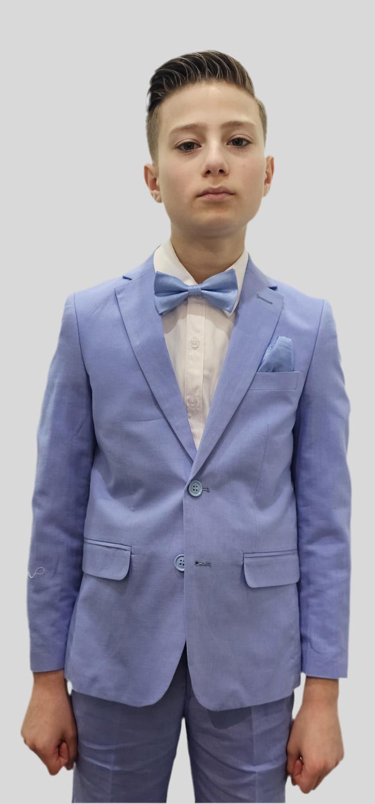 Bechic Halifax Kids' Linen Suit - Premium Italian Handmade Boys' Formal Wear | Best Selling Children's Suit in Canada | Perfect for Weddings, Parties & Special Occasions