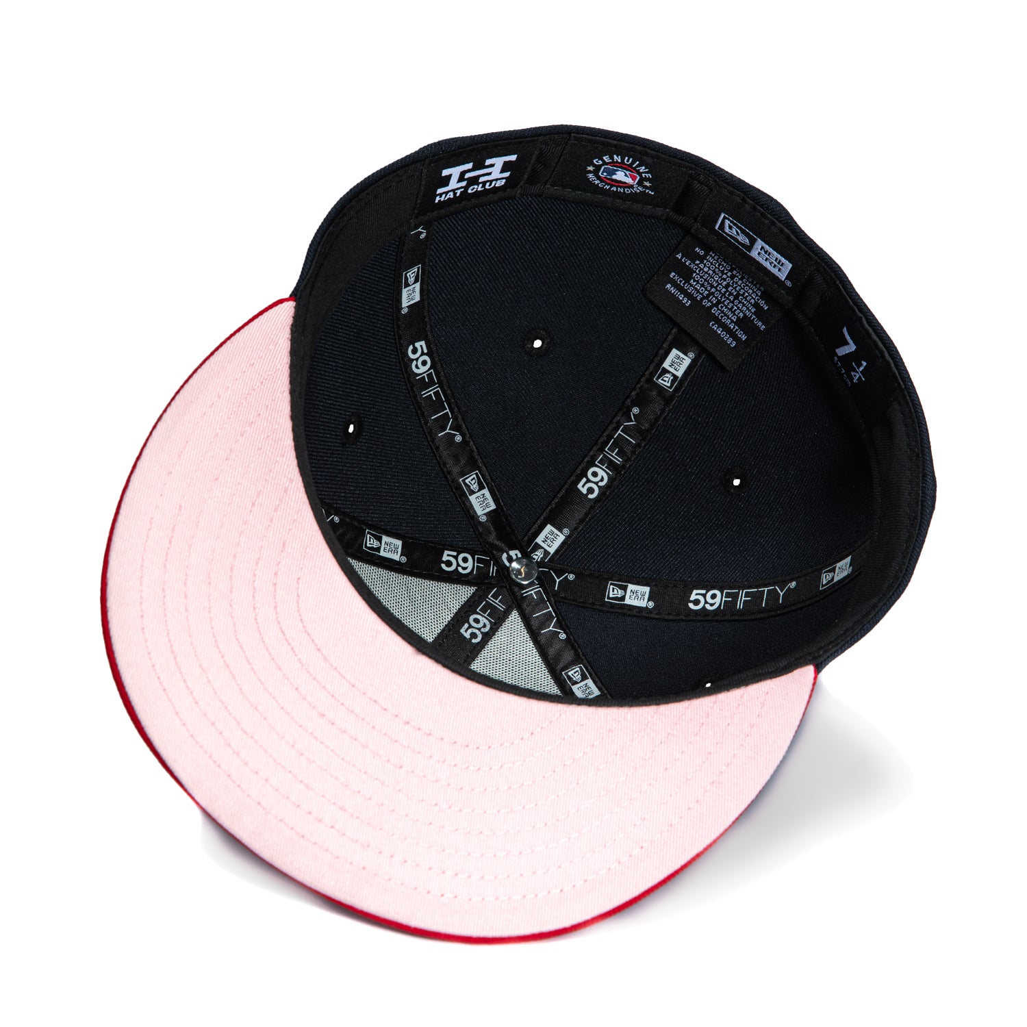New Era 59Fifty Cleveland Guardians Diamond Adjustable Baseball Cap - Navy & Red Snapback Hat for Men & Women | Perfect for Baseball Games, Sports Events & Streetwear Fashion