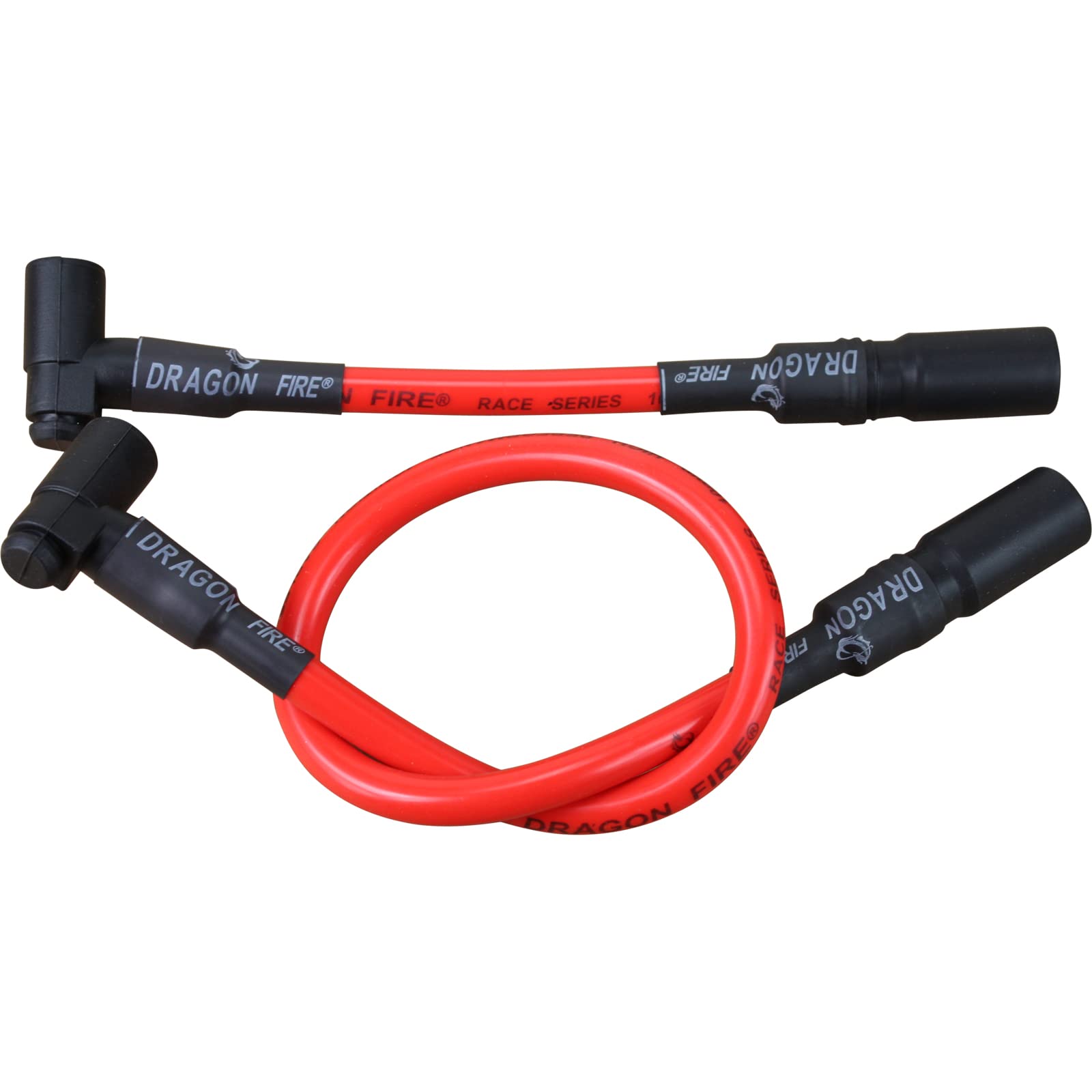 AIP Electronics Dragon Fire Race 10.2mm Spark Plug Wire Set - Compatible with 1999-2017 Harley Davidson DYNA Models (PWJ188) | High Performance Ignition Upgrade for Improved Acceleration & Fuel Efficiency