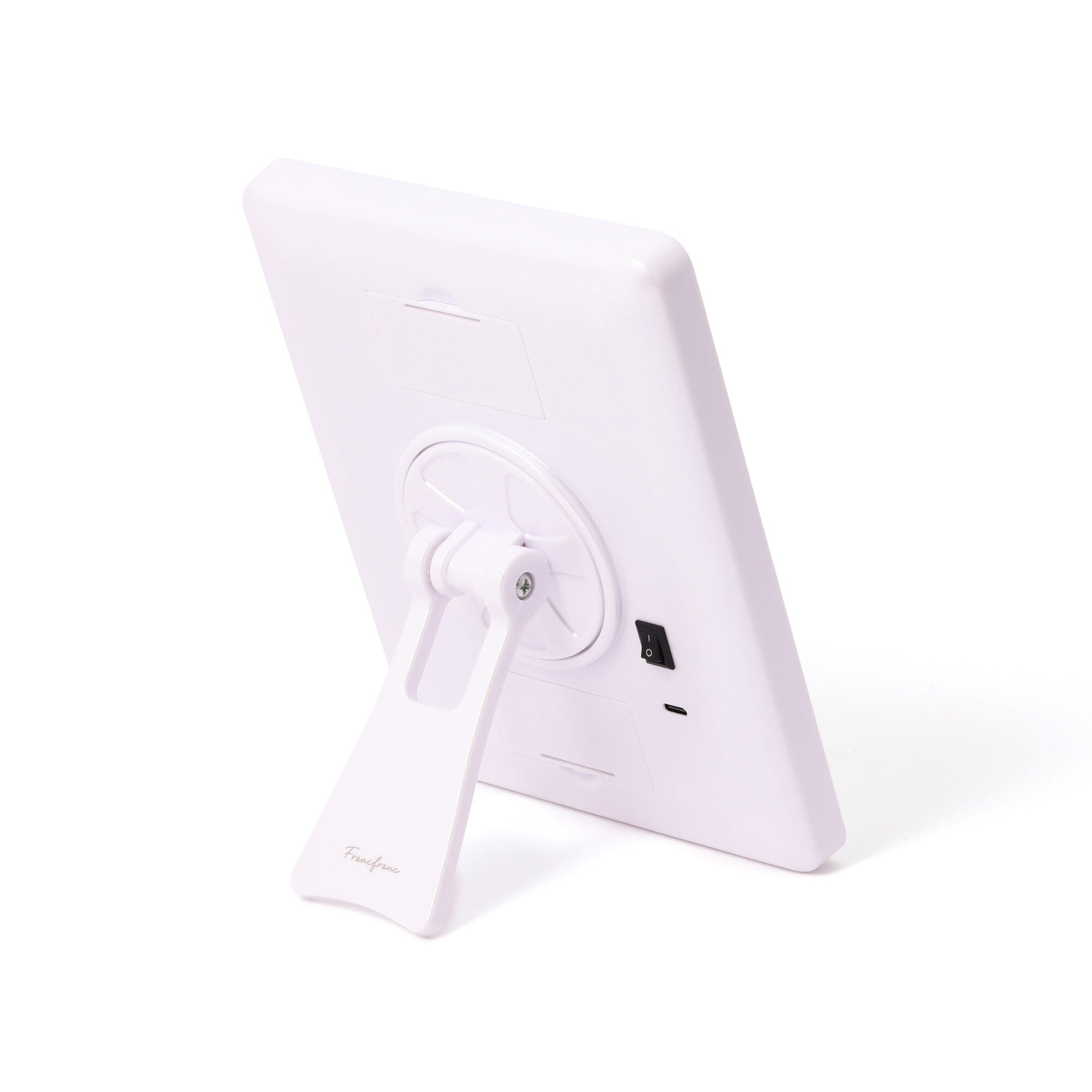 Lucio LED Stand Mirror with Adjustable Brightness - Vanity Makeup Mirror for Home & Salon - Perfect for Makeup, Skincare, and Hairstyling