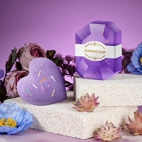 ANLEMIN Mother's Day Gifts for Mom, Wife, Daughter - Birthday & Teacher Appreciation Gifts for Women - Relaxation Gift Basket with Luxurious Flannel Blanket - Get Well Soon Gifts for Her & Sister - Perfect for Home, Office, and Spa Relaxation