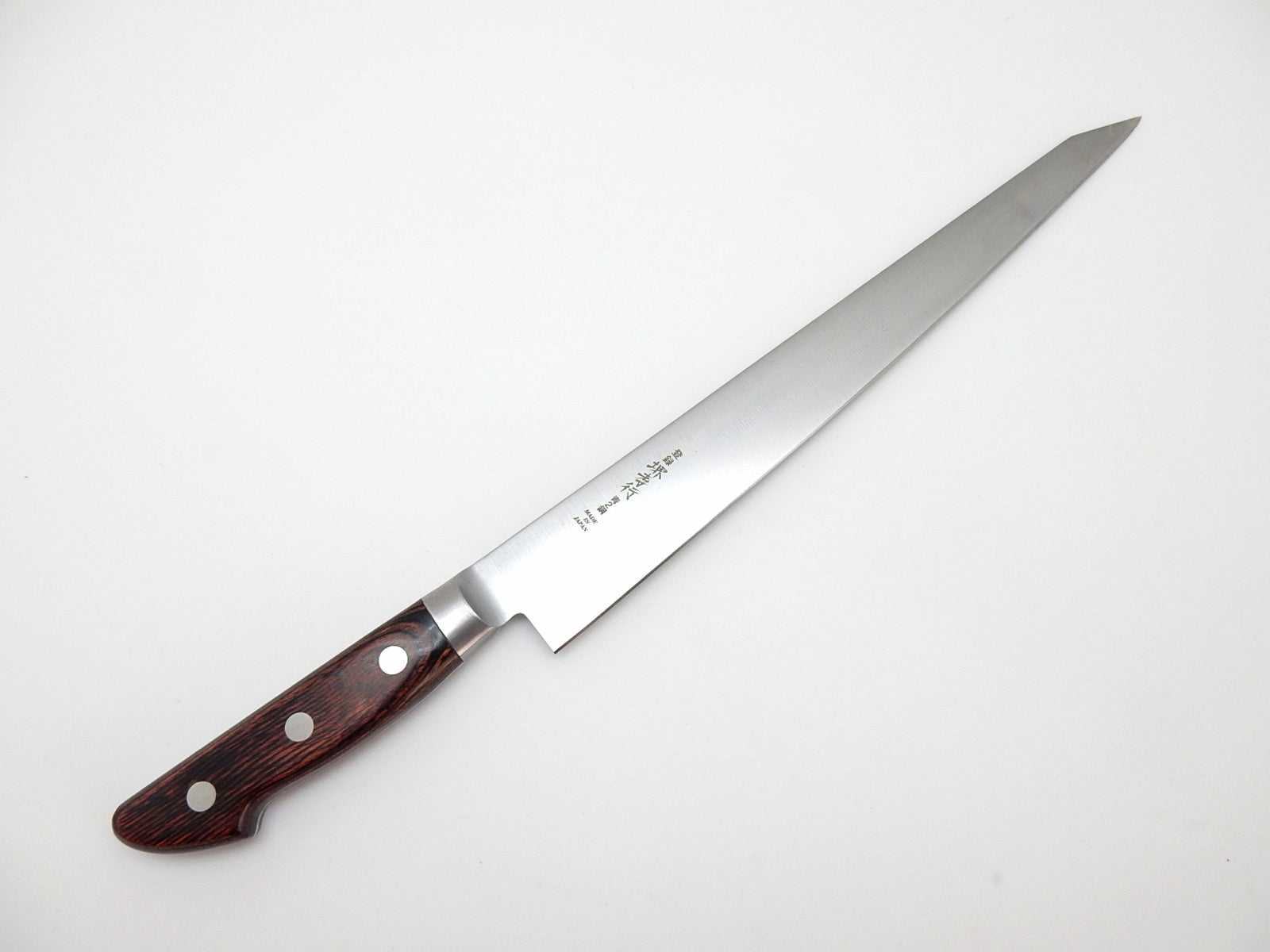 Sakai Takayuki Yasuki Blue Steel #2 Aonikou Professional Sujihiki Knife - High Carbon Japanese Sushi & Sashimi Chef Knife for Precision Slicing, Meat Carving & Kitchen Cooking