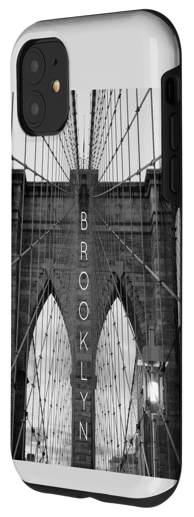 iPhone 11 Case with Brooklyn Bridge New York City Skyline - Durable Protective Phone Cover for Travel Enthusiasts & NYC Lovers