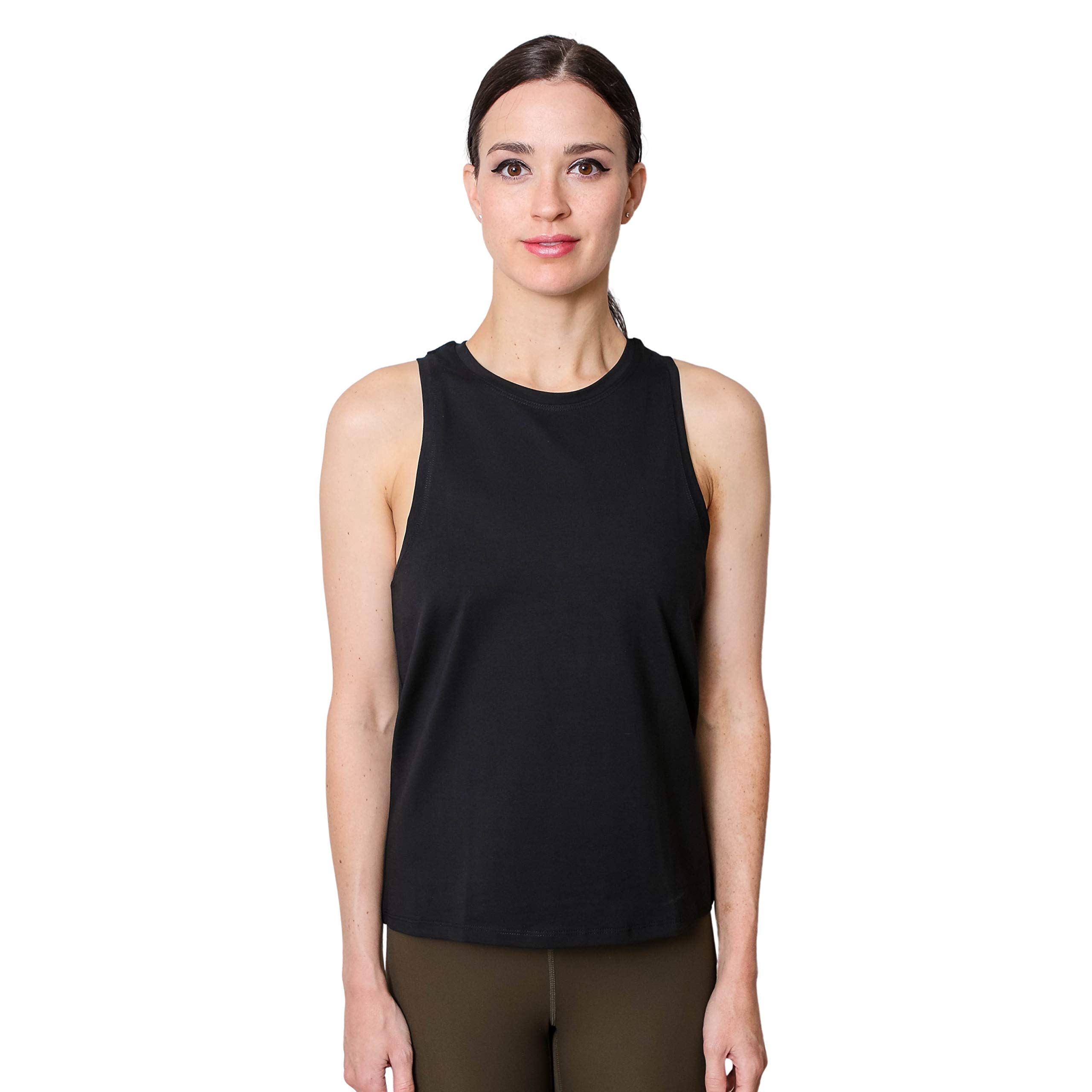 Organic Cotton Women's Tank Tops - Breathable Workout Tops for Women - Sleeveless Yoga & Gym Shirts - Perfect for Running, Pilates & Summer Outfits