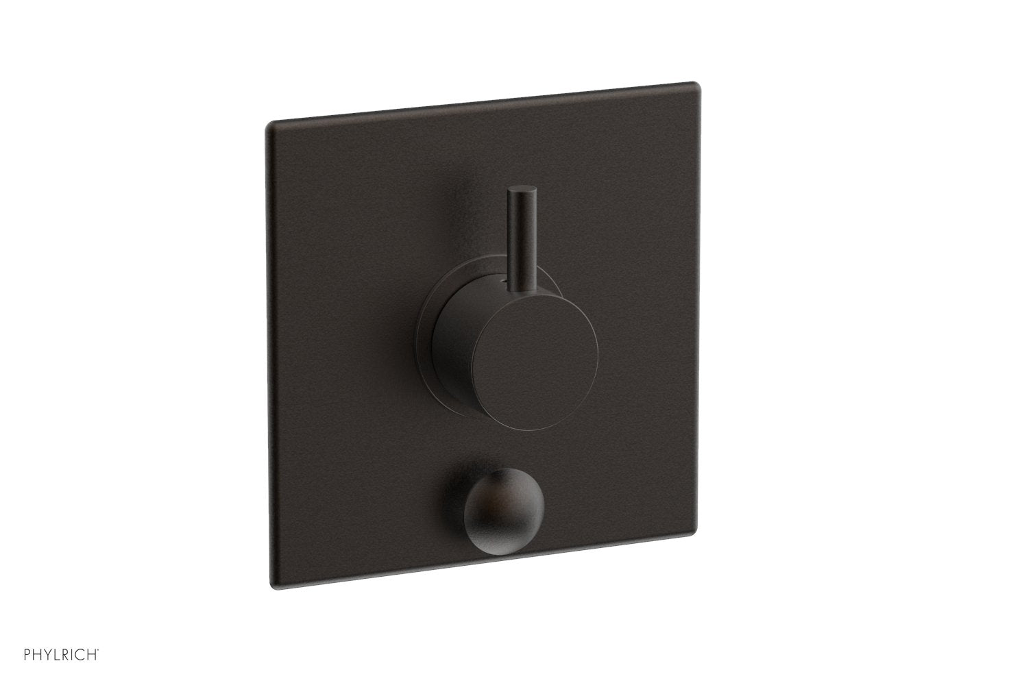 BASIC II Pressure Balance Shower Plate with Diverter and Handle Trim Set 4 203 - Chrome Finish for Bathroom & Shower Installation - Perfect for Home Renovation and Modern Bathroom Upgrades