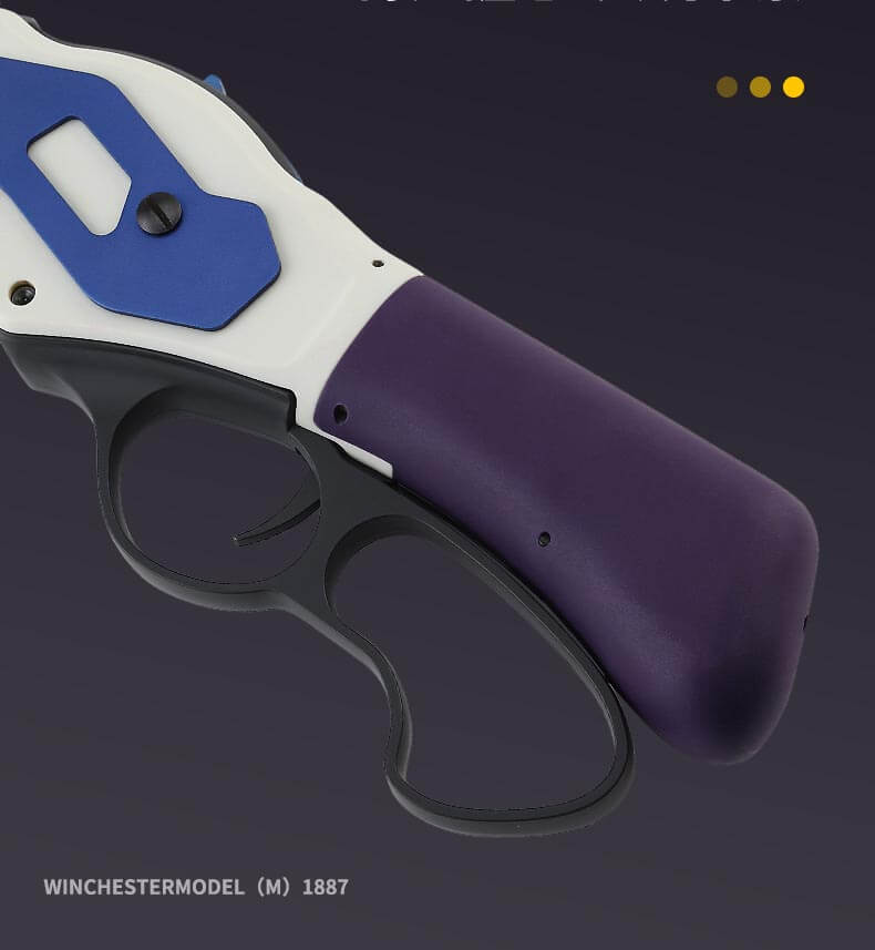 Winchester M1887 Shell Ejection Dart Blaster Toy - US Stock - Realistic Shell Ejecting Action for Nerf Battles & Outdoor Play