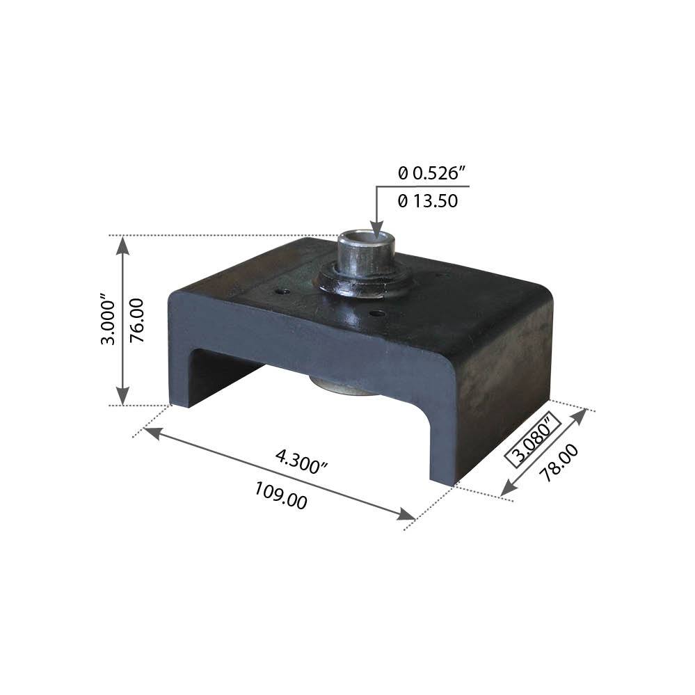 International Navistar Cabin Mount Replacement - Fits 590981C1 & 505969C1 - Heavy Duty Truck Suspension Part for Smooth Ride & Cab Stability