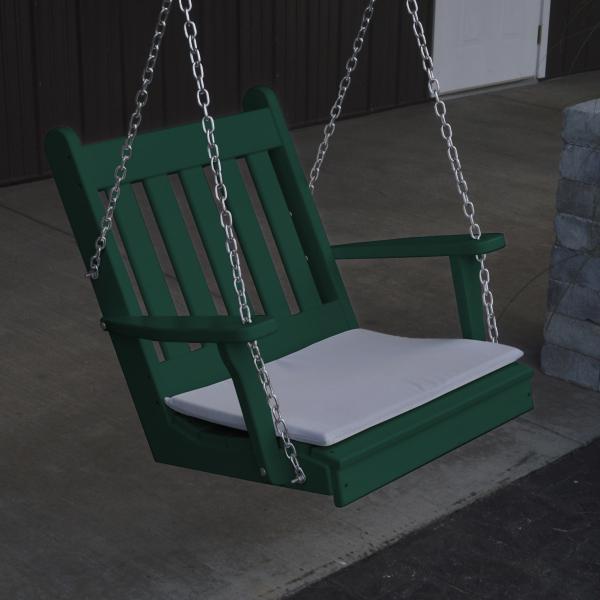 Poly Rattan Hanging Egg Chair Swing - Outdoor Patio Garden Relaxing Swing Chair for Porch, Balcony, and Backyard