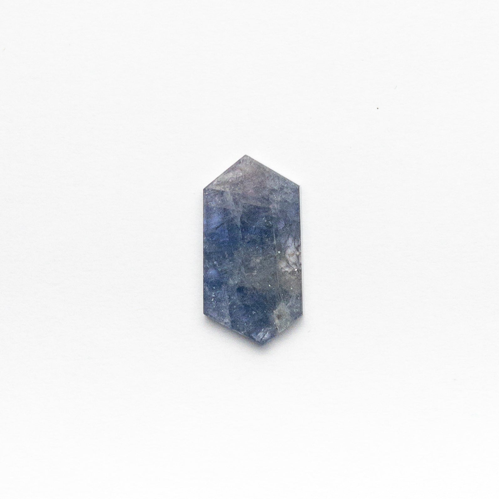 15.02ct Natural Hexagon Sapphire Slab - 23.73x12.39x3.19mm Loose Gemstone for Jewelry Making, Cabochon Cutting & Collector's Display (Item# 20052 04)