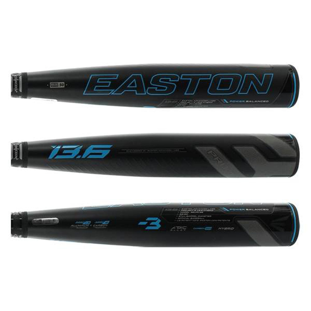 Easton BB19136 Project 3 13.6 Hybrid Adult Baseball Bat - 2019 Model - Perfect for League Games & Training Sessions