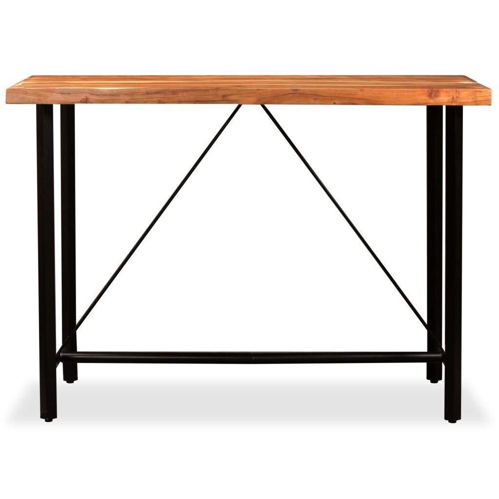 Solid Acacia Wood Bar Table - 59