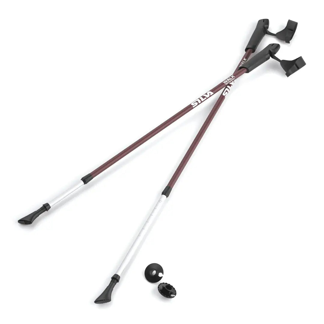 Premium Silva Adjustable Trekking Poles - Lightweight Aluminum Hiking Sticks for Men & Women - Perfect for Backpacking, Trail Running & Mountain Climbing