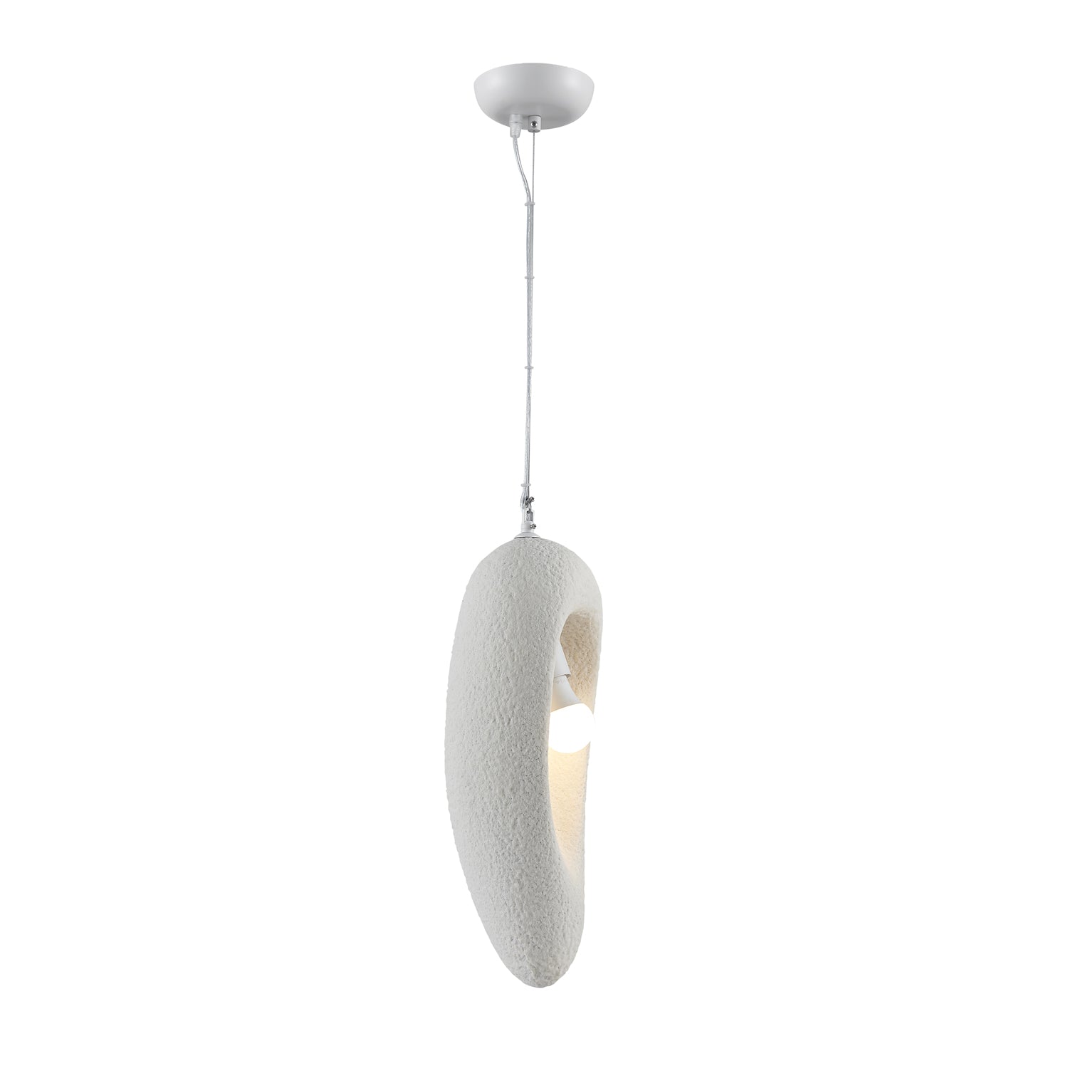 Edna Pendant Lamp - Modern Hanging Light Fixture for Kitchen Island, Dining Room & Bedroom Lighting | Adjustable Chain, Sleek Design