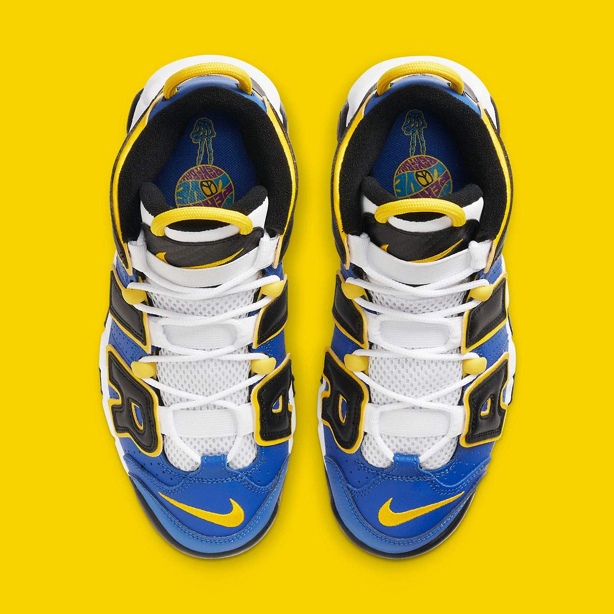 Nike Air More Uptempo GS Kids Basketball Shoes - DC7300-400 Blue Size 4.5 Youth | Retro Style Sneakers for Boys & Girls | Perfect for School, Sports & Casual Wear