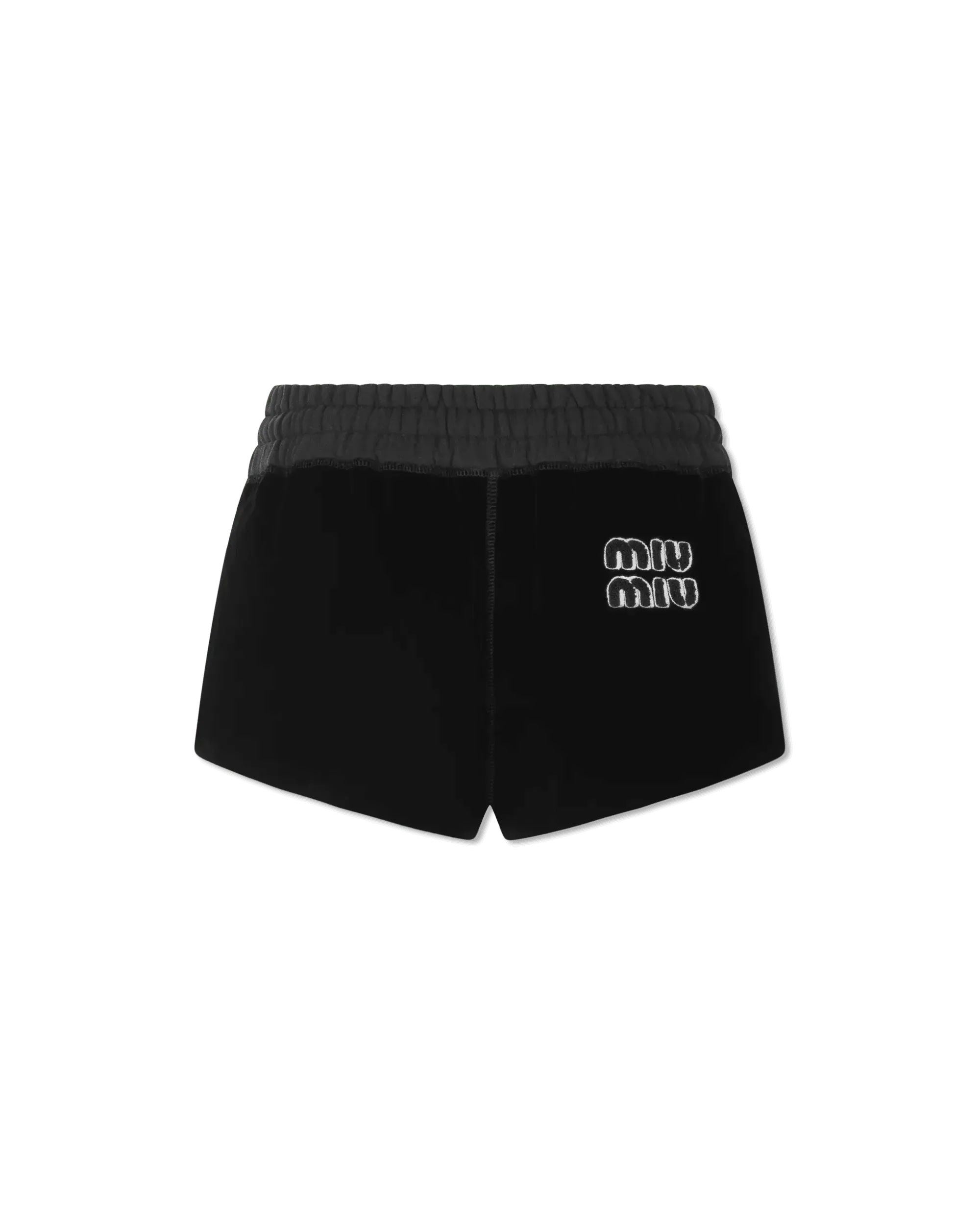 Embroidered Velvet Shorts for Women - Soft & Comfortable High Waist Shorts - Perfect for Summer, Lounge, and Casual Outfits