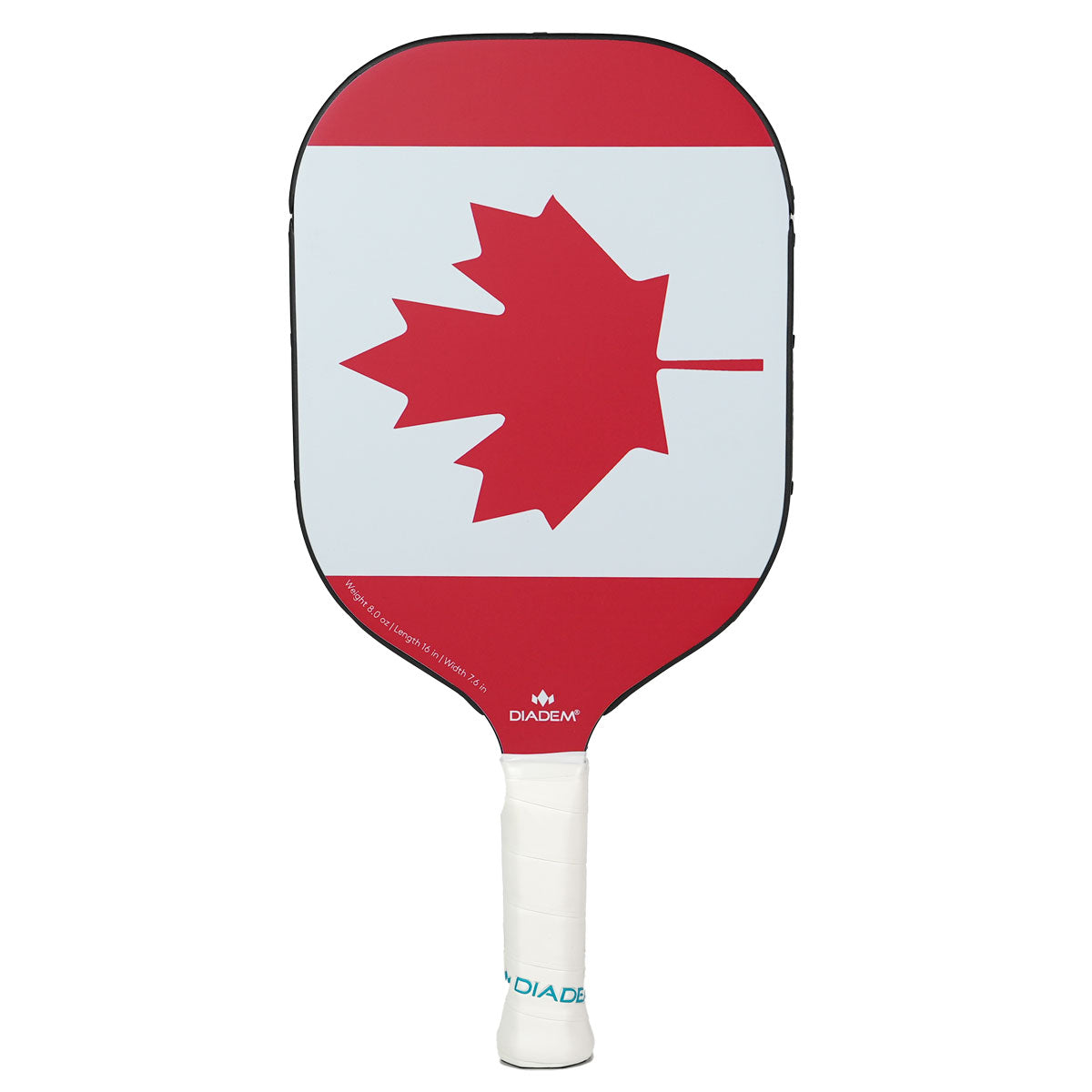 Diadem Icon V1 Pickleball Paddle with Canadian Flag Design - Premium Demo Rental for Tournaments & Recreational Play