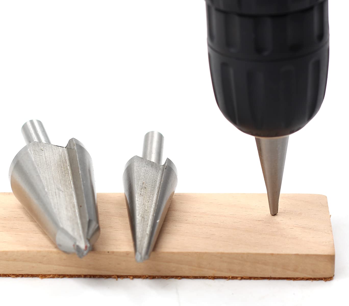 3pcs HSS Taper Step Drill Bit Set (16-30.5mm, 5-20mm, 3-14mm) - High Speed Steel Cone Chamfer Cutter for Metal, Wood, Plastic - Perfect for DIY Projects, Home Repairs & Professional Use