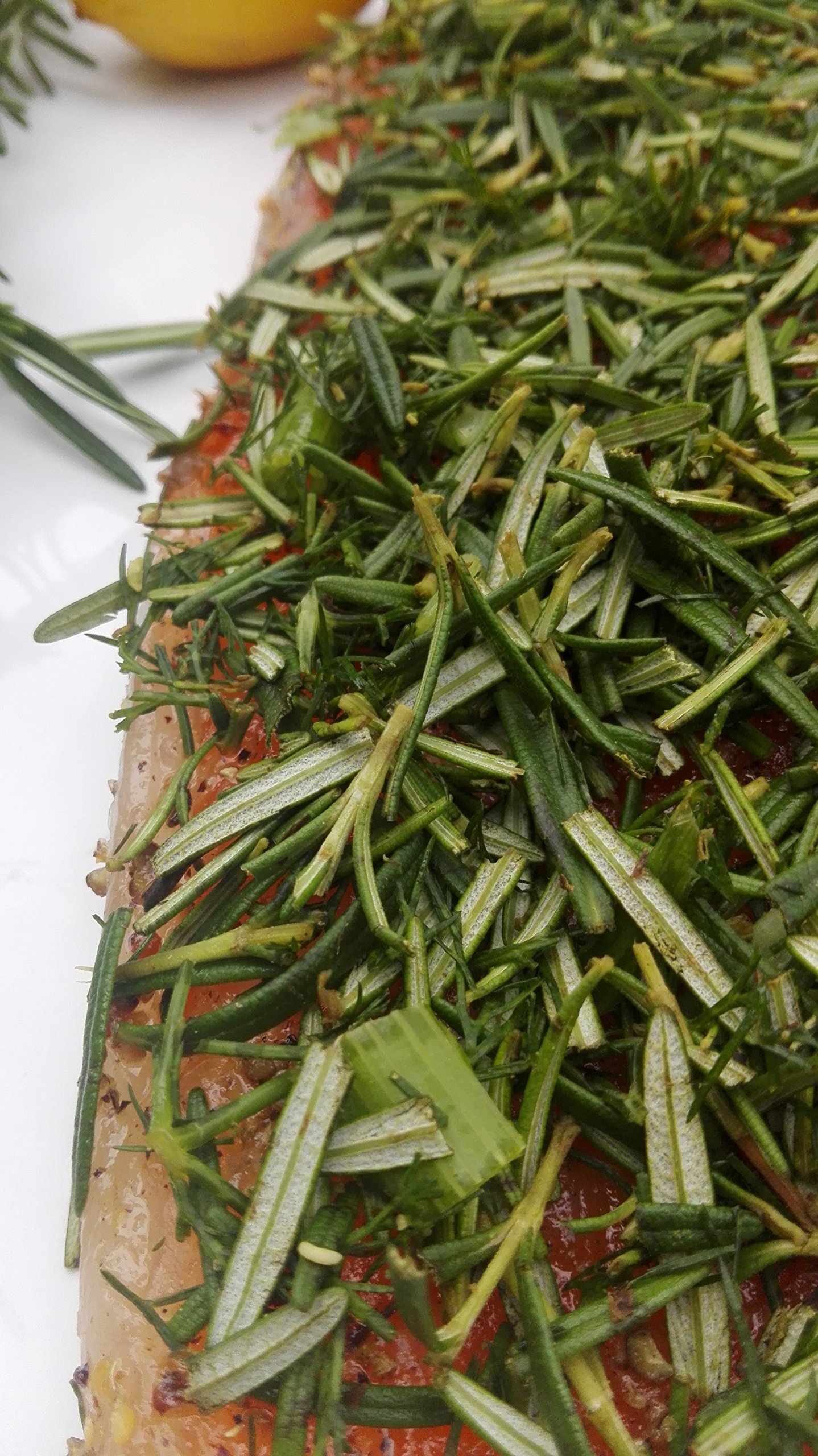 Organic Honey & Fresh Rosemary Gravlax Salmon - 1.1 kg | Handcrafted with Fresh Herbs & Citrus | Perfect for Brunch, Charcuterie Boards & Gourmet Meals