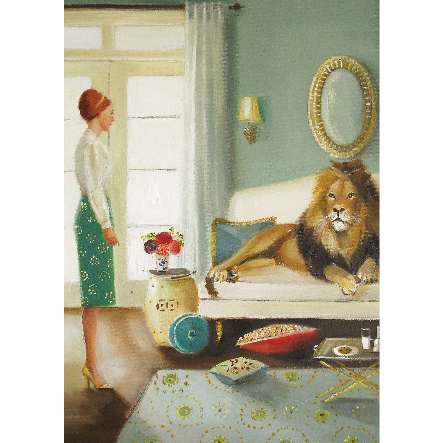 Lion Houseguest Card - Elegant Greeting Card for Housewarming, Thank You & Welcome Gifts | Perfect for New Home, Host Appreciation & Special Occasions