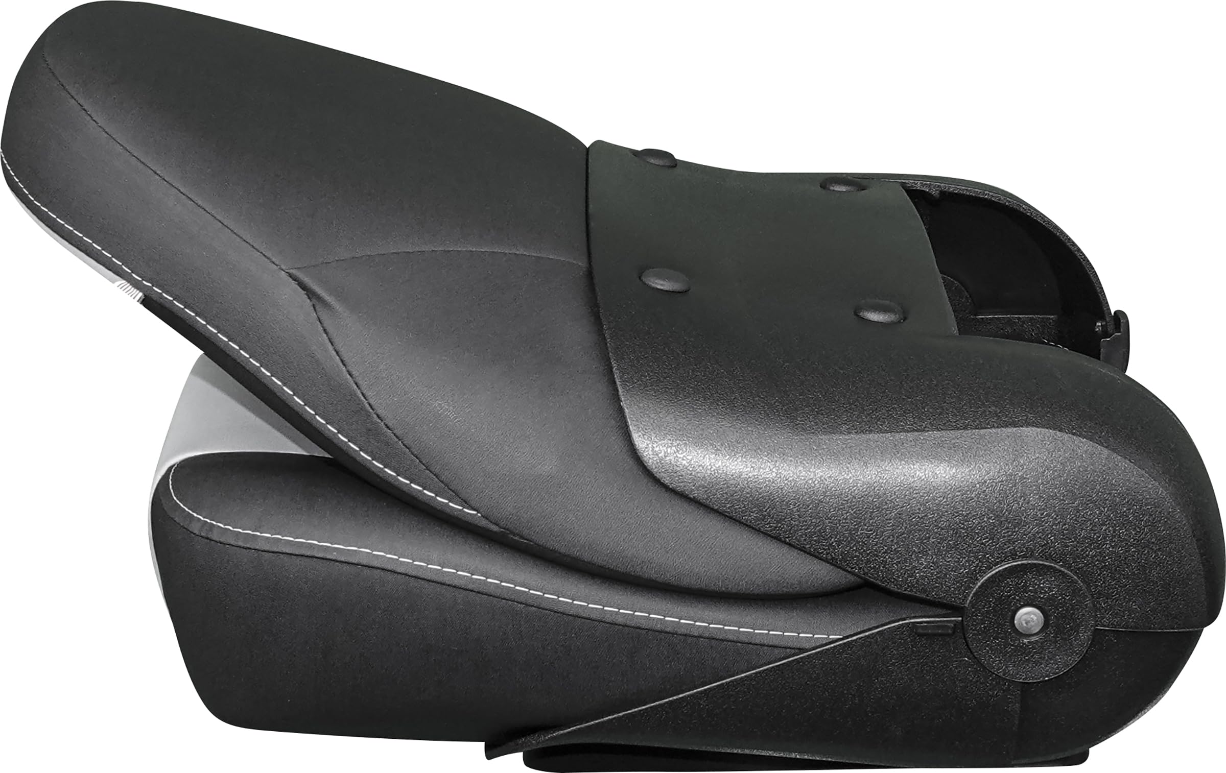 Tempress ProBax Orthopedic Folding High Back Boat Seat - Black, Gray, Carbon Options - Comfortable & Supportive for Fishing, Boating & Marine Use