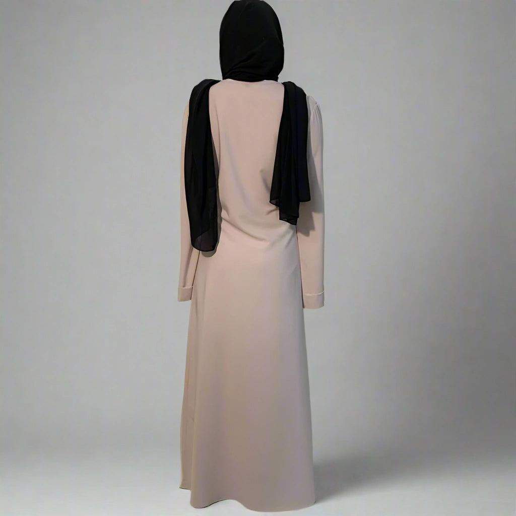 Stylish Versatile Abaya Dress for Muslim Women - Perfect for Prayer, Work & Special Occasions